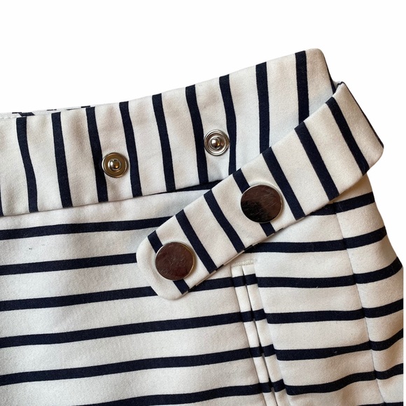 Zara Basic Navy & White Striped Sailor Shorts M - Picture 5 of 9